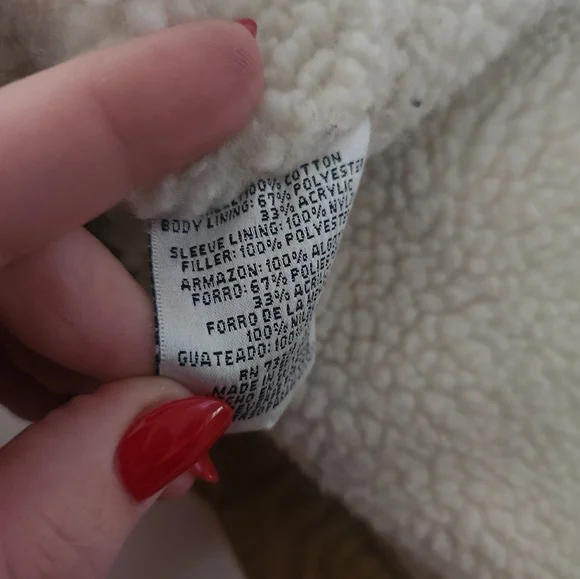 Marvin Richards Corduroy Cream Sherpa Jacket - Picture 6 of 6